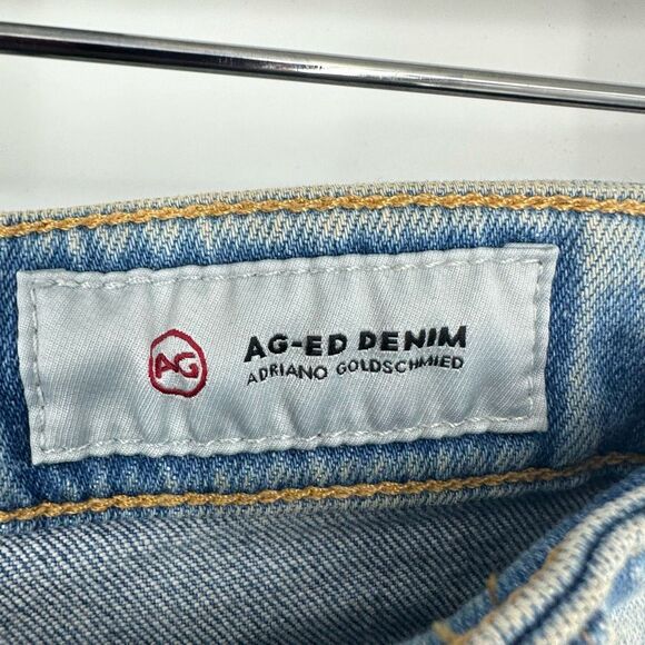 AG Adriano Goldschmied Jeans Women's 31 Etta High Waist Wide Leg Crop Rave Boho - Picture 3 of 15